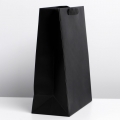 Пакет ламинированный «Чёрный», ML 23 × 27 × 11.5 см